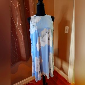 Calvin Klein, blue summer dress, size 10